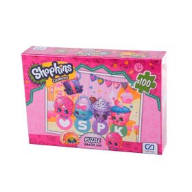 Shopkins 100 Parça Shopkins Puzzle