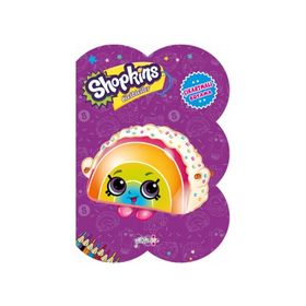 Shopkins Cicibiciler Mor Çıkartmalı Boyama
