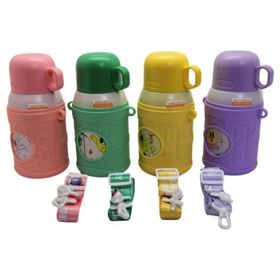 Shotay 480 ml Sarı Cartoon Çelik Termos