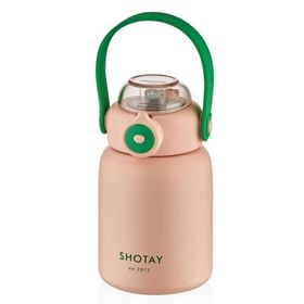 Shotay 500 ml Pembe Çocuk Çelik Termos