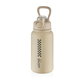 Shotay Chees Çelik 900 ml Ekru Termos