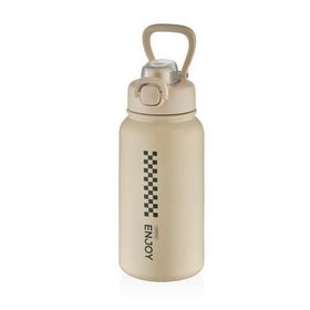 Shotay Chees Çelik 900 ml Ekru Termos