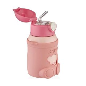 Shotay Happy Everyday Çelik 480 ml Pembe Termos