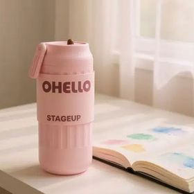 Shotay SHT-ST-8097 460 ml Fashion Matara Pembe Çelik Termos