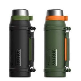 Shotay SHT-ST-8216-1 1500 ml Siyah Camper Matara Çelik Termos