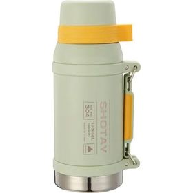 Shotay SHT-ST-8216-2 Açık Yeşil 1500 ml Camper Matara Çelik Termos