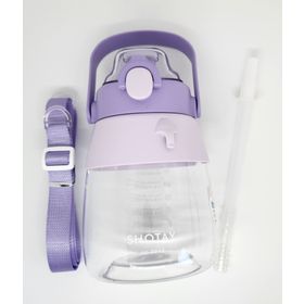 Shotay ST-6642 Mor Hippo Tritan 1050 ml Tritan Saplı Matara