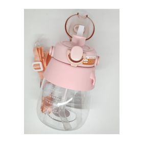 Shotay ST-6642 Pembe Hippo Tritan 1050 ml Tritan Saplı Matara
