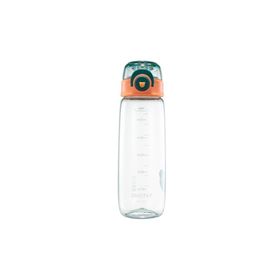 Shotay ST-6673 Yeşil Turuncu 650 ml Tritan Kilitlenebilir Matara