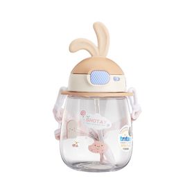 Shotay ST-7008 Pudra 600 ml Kulaklı Tritan Pipetli Askılı Matara