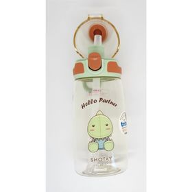 Shotay ST-7009 Child Medium 550 ml Dinozor Desenli Yeşil Renk Matara