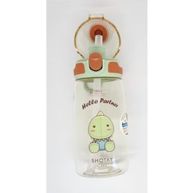 Shotay ST-7009 Child Medium 550 ml Dinozor Desenli Yeşil Renk Matara