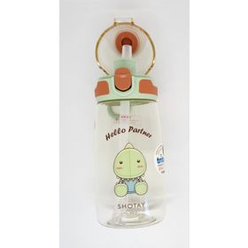 Shotay ST-7009 Child Medium 550 ml Dinozor Desenli Yeşil Renk Matara