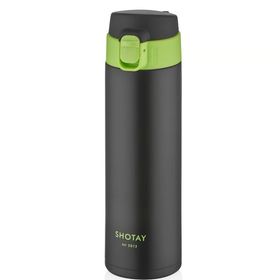 Shotay ST-8014 450 ml Çelik Siyah Termos