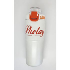 Shotay ST-8133 Beyaz 750 ml Çelik Çift Başlıklı Termos Matara
