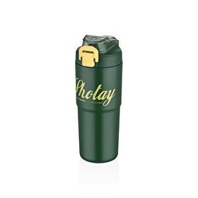 Shotay ST-8133 Haki 750 ml Çelik Çift Başlıklı Termos Matara