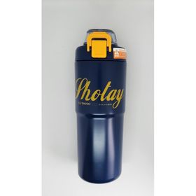 Shotay ST-8133 Lacivert 750 ml Çelik Çift Başlıklı Termos Matara