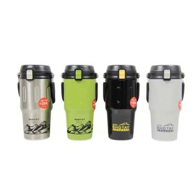 Shotay ST-8166 Çift Kullanım Beyaz 650 ml Çelik Termos