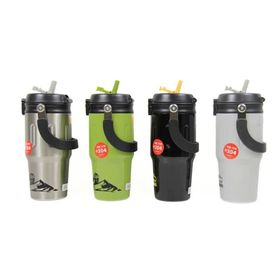Shotay ST-8166 Çift Kullanım Beyaz 650 ml Çelik Termos