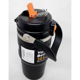 Shotay ST-8166 Çift Kullanım Pipetli Rahat İçim Siyah 650 ml Çelik Termos