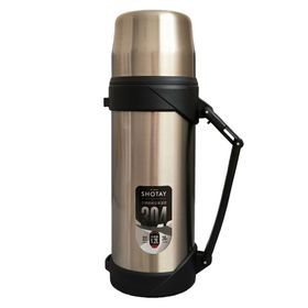 Shotay ST-8213 Gümüş Adventure 1200 ml Outdoor Çelik Termos