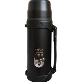 Shotay ST-8213 Siyah Adventure 1200 ML Outdoor Çelik Termos