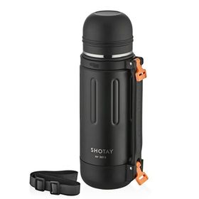 Shotay ST-8255 Take Trip 1200 ML Siyah Çelik Termos