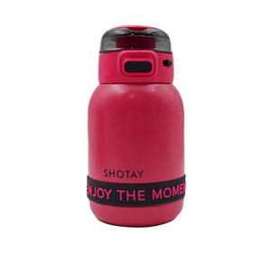 Shotay ST-8901 Enjoy 600 ML Pembe Siyah Termos