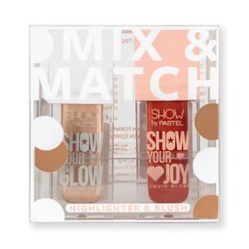 Show By Pastel 72 Joy Liquid Blush 57 Glow Liquid Highlighter