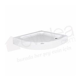 Shower 100x100 cm Oval Flat Duş Teknesi