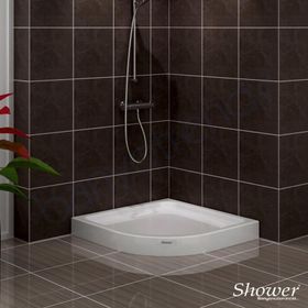 Shower 110x110 cm Oval Monoblok Duş Teknesi