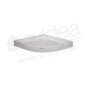 Shower 110x110 cm Oval Monoblok Duş Teknesi