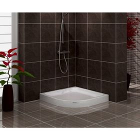 Shower 120x120 cm Oval Monoblok Duş Teknesi
