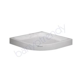 Shower 130x130 cm Oval Monoblok Duş Teknesi