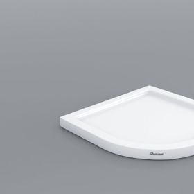 Shower 75x75 cm Oval Flat Duş Teknesi