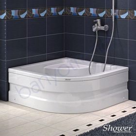 Shower 90x90 cm Oval Duş Teknesi