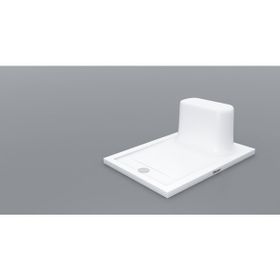 Shower Dikdörtgen Flat 80x120 cm Duş Teknesi