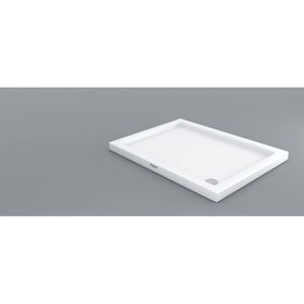 Shower Dikdörtgen Flat 80x130 cm Duş Teknesi