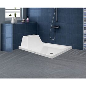 Shower Dikdörtgen Flat 80x140 cm Duş Teknesi