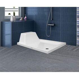 Shower Dikdörtgen Flat 80x140 cm Duş Teknesi