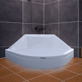 Shower Milet 100x100 cm Oval Oturmalı Duş Teknesi