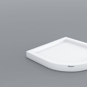 Shower Oval Monoblok 70x70 cm Duş Teknesi