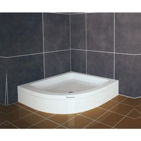 Shower Oval Panelli 100x100 cm Duş Teknesi