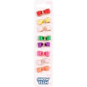 Showtech 8 Parça Molly Sparkle Köpek Lastikli Toka