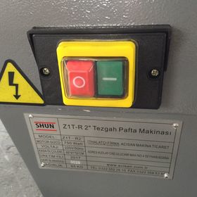 Shun Z1T-2'' Tezgah Pafta Makinası