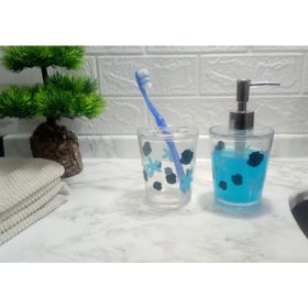 Sia Benekli Model Diş Fırçalık ve Sıvı Sabunluk