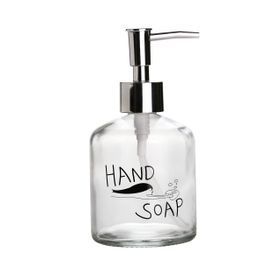 Sia El Sabunu Yazılı 300 ml 7,6x15,5 cm Cam Sıvı Sabunluk