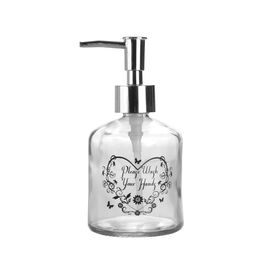 Sia Kalpli Model 300 ml 7,6x15,5 cm Cam Sıvı Sabunluk