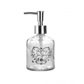 Sia Kalpli Model 300 ml 7,6x15,5 cm Cam Sıvı Sabunluk