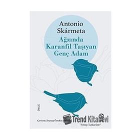 Sia Kitap Ağzında Karanfil Taşıyan Genç Adam